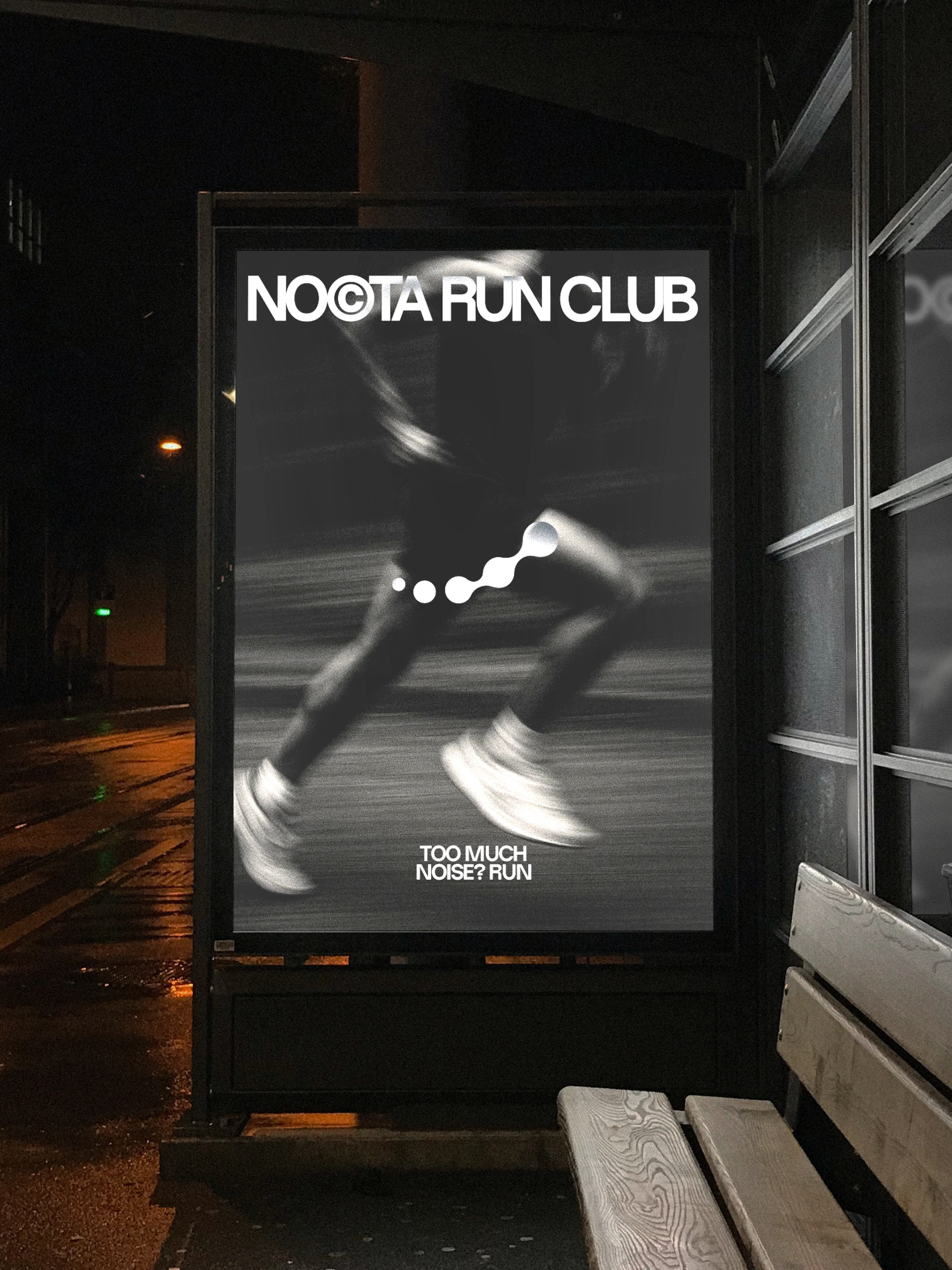 Pieza gráfica de Nocta Run Club