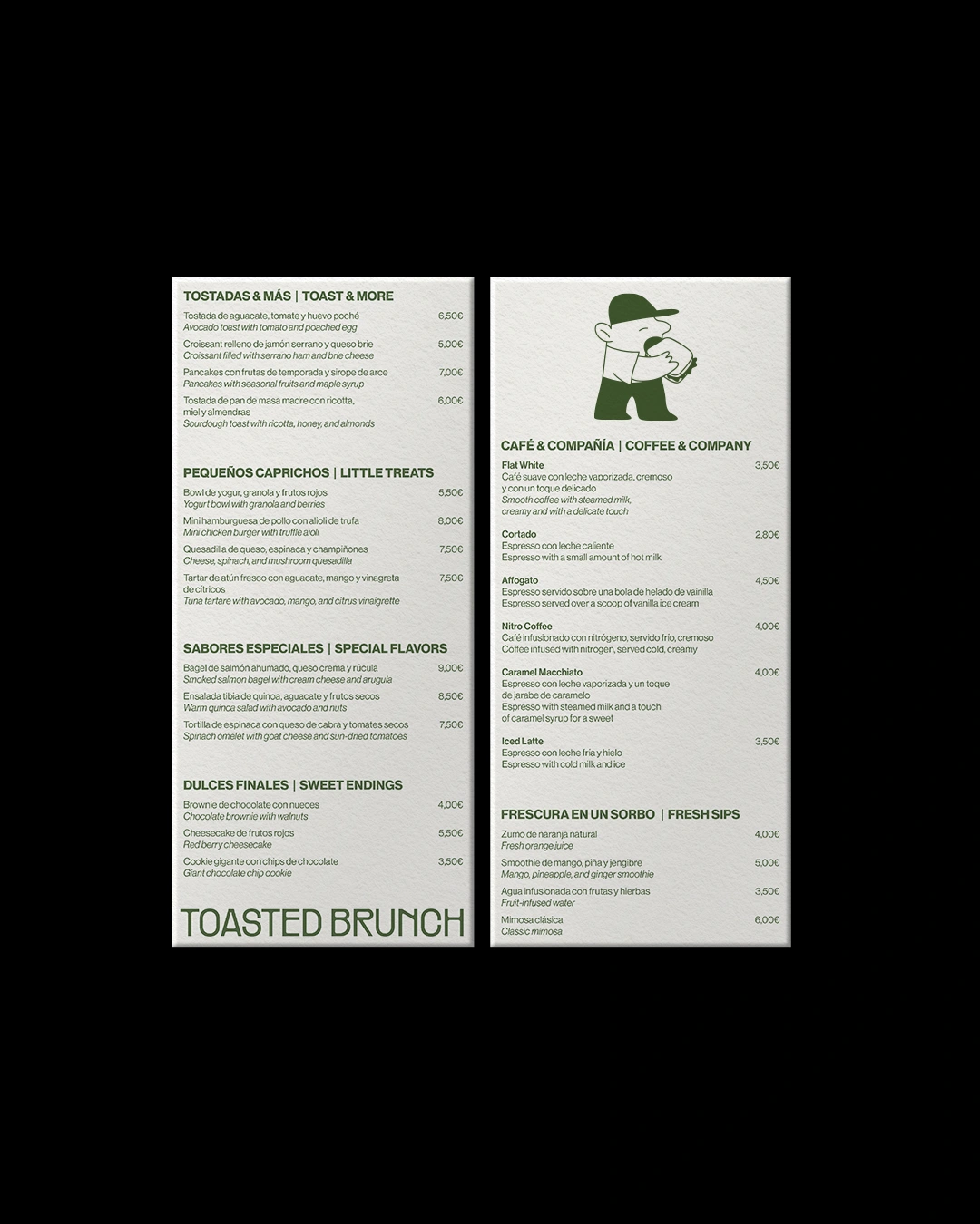 Prueba de diseño de menú